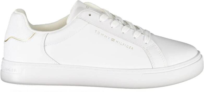 Tommy Hilfiger Plateausneakers ESSENTIAL COURT SNEAKER vrijetijdsschoen lage schoen veterschoen met logo-embossing