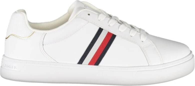 Tommy Hilfiger Sneakers ESSENTIAL COURT SNEAKER STRIPES vrijetijdsschoen lage schoen veterschoen met gepolsterde schacht