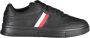 Tommy Hilfiger Sportieve Zwarte Veterschoenen met Contrastdetails Black Heren - Thumbnail 2