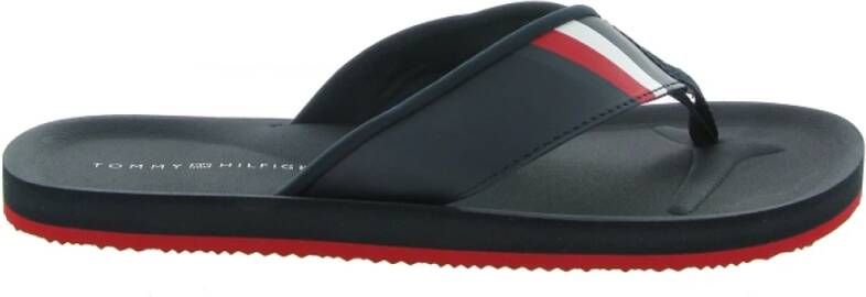 Tommy Hilfiger Teenslippers met labeldetails model 'PADDED BEACH'