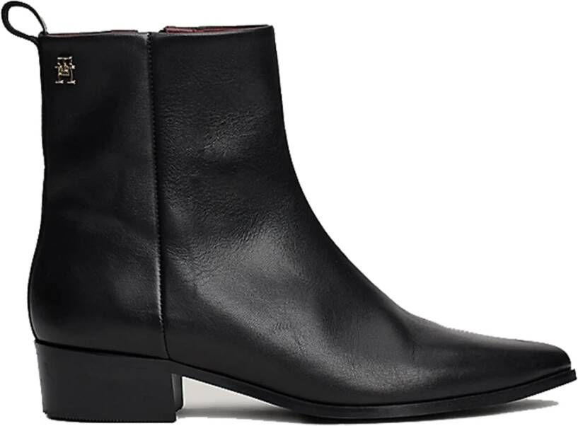 Tommy Hilfiger Stijlvolle Enkellaarzen Black Dames