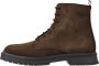 Tommy Hilfiger Heren Veterschoenen Veterboot Suede Bruin - Thumbnail 3