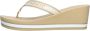 TOMMY HILFIGER Teenslippers Dames Hilfiger Wedge Beach Maat: 40 Materiaal: Textiel Kleur: Beige - Thumbnail 2