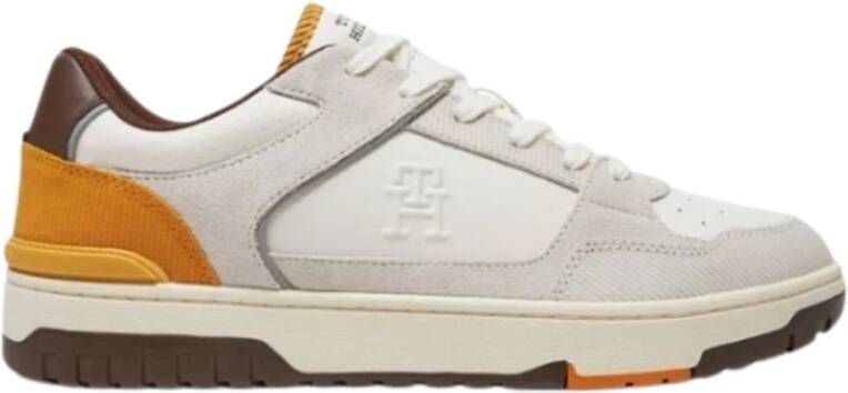 Tommy Hilfiger Street Basket Leren Sneakers Multicolor Heren