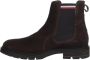 TOMMY HILFIGER Chelsea Boots Heren Hilfiger Comfort Chelsea Maat: 45 Materiaal: Suède Kleur: Bruin - Thumbnail 4