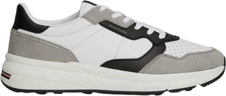 Tommy Hilfiger Leren sneakers met labelstitching model 'FASTON'