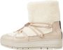 Tommy Hilfiger Beige Teddy Snowboot Enkellaarzen Beige Dames - Thumbnail 1