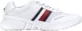 Tommy Hilfiger Sneakers in wit voor Dames Tommy Sporty Branded Runner - Thumbnail 5