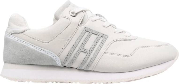 Tommy Hilfiger Sneakers met sleehak TH W UNDYED RUNNTER in de materiaalmix