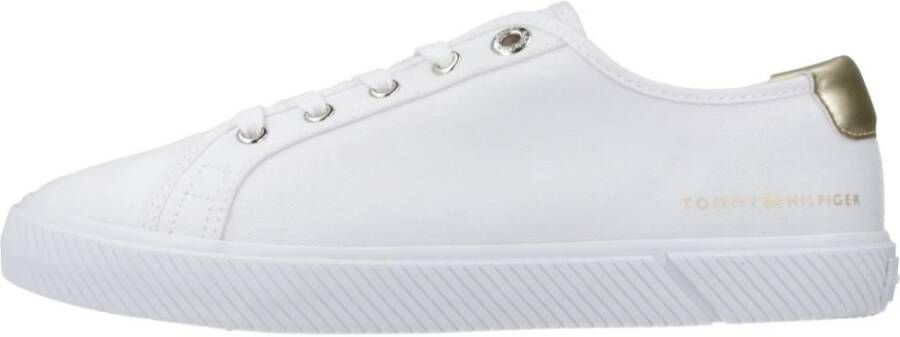 Tommy Hilfiger Vetersneakers voor vrouwen White Dames