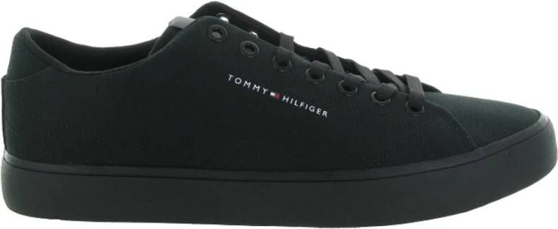 Tommy Hilfiger Vulc LOW Rubber Flag Pool Schoenen Black Heren