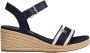 Tommy Hilfiger Sleehaksandaaltjes WEBBING WEDGE SANDAL zomerschoen sandaal keilhak met verstelbare gesp - Thumbnail 10