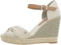 Tommy Hilfiger Espadrilles Basic Open Toe High Wedge in groen - Thumbnail 2