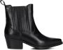 Tommy Hilfiger Western Stijl Leren Cowboy Laarzen Black Dames - Thumbnail 3