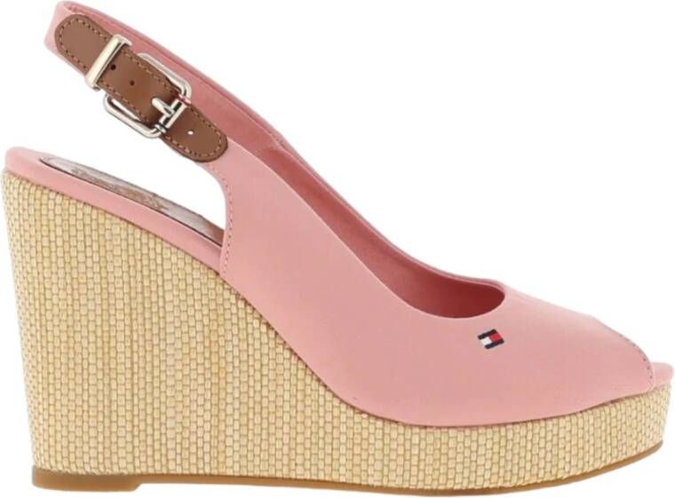 Tommy Hilfiger Wig Sandalen Pink Dames