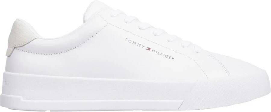 Tommy Hilfiger Witte Court Vrijetijdssneakers White Heren