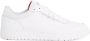 Tommy Hilfiger Witte geperforeerd leren lage sneakers White Heren - Thumbnail 10