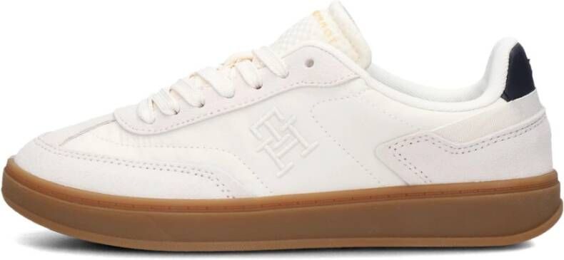 Tommy Hilfiger Witte Heritage Dames Lage Sneakers White Dames