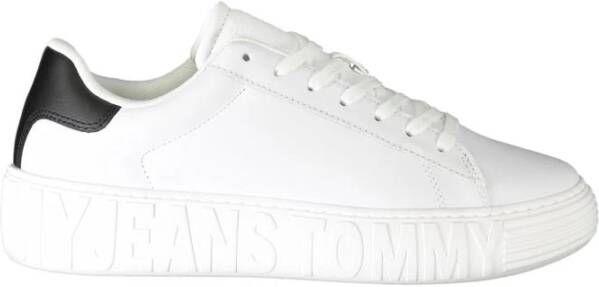 Tommy Jeans Stijlvolle Sneakers voor Mannen en Vrouwen White Heren