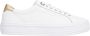 Tommy Hilfiger Witte Leren Sneakers Essential Vulc White Dames - Thumbnail 2