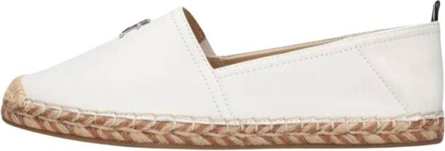 Tommy Hilfiger Witte platte espadrilles voor vrouwen White Dames