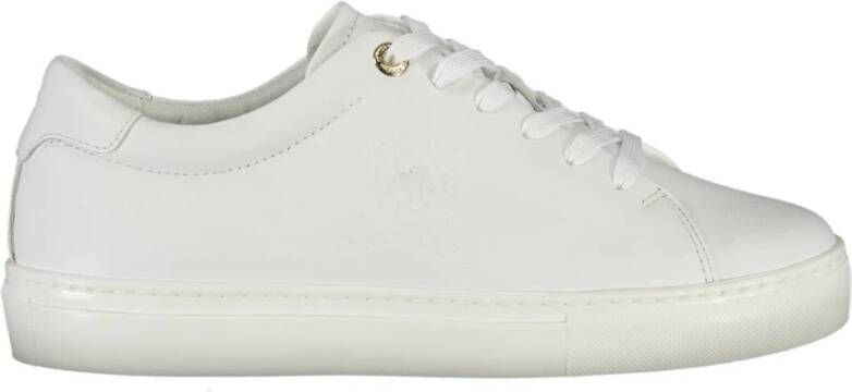 Tommy Hilfiger Witte Polyester Sneaker White Dames