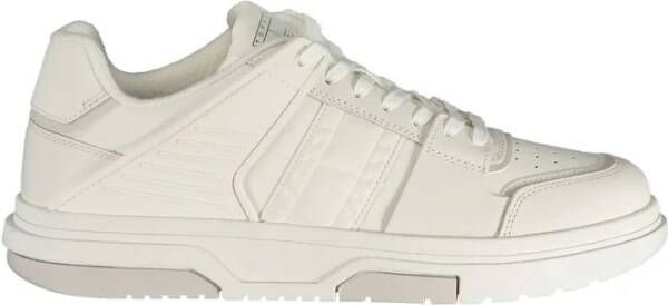 Tommy Hilfiger Witte Polyester Sneaker White Heren