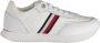 Tommy Hilfiger Witte Sneakers met Contrastdetails en Logo White Dames - Thumbnail 1