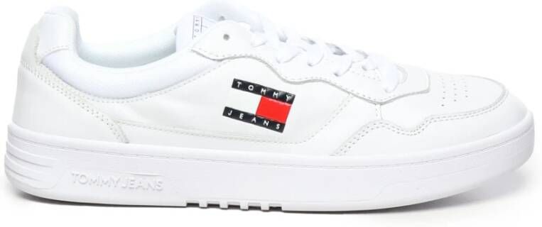 Tommy Jeans Leren sneakers met labeldetails model 'CUPSOLE LEATHER'