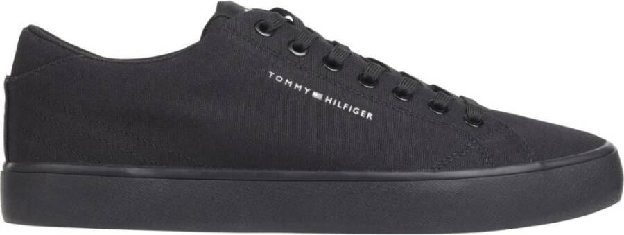 Tommy Hilfiger Vulc LOW Rubber Flag Pool Schoenen Black Heren