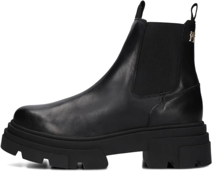 Tommy Hilfiger Zwarte Combat Boots Black Dames