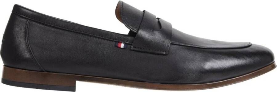 Tommy Hilfiger Zwarte Flex Loafer Schoenen Black Heren