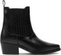 Tommy Hilfiger Western Stijl Leren Cowboy Laarzen Black Dames - Thumbnail 14