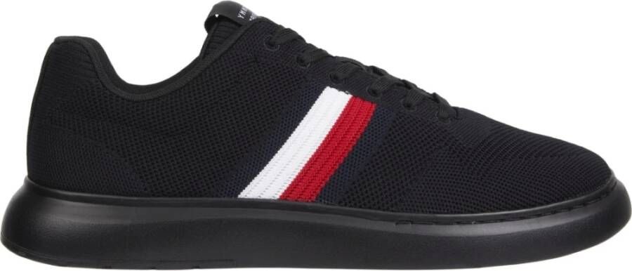 Tommy Hilfiger Zwarte lichtgewicht cupsole sneakers Black Heren