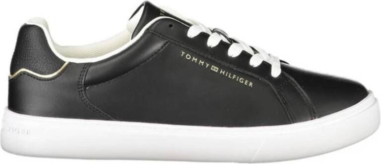 Tommy Hilfiger Zwarte Polyester Sneaker voor Vrouwen Black Dames