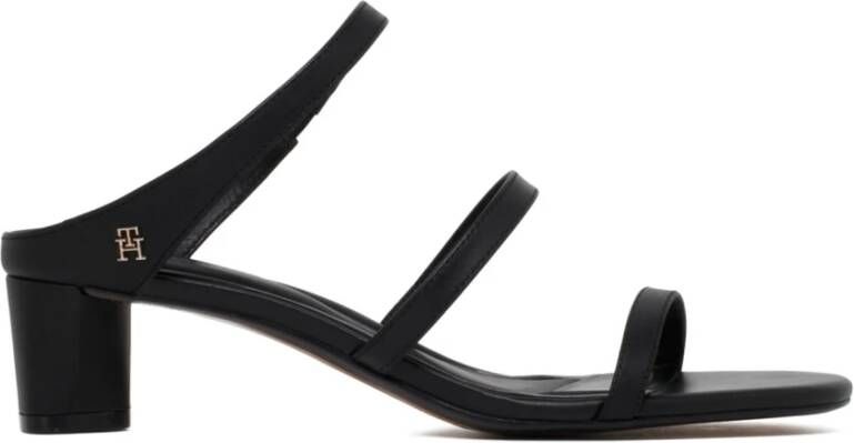 Tommy Hilfiger Zwarte Sandalen voor Mannen Black Dames