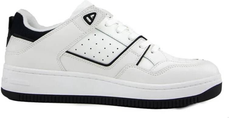 Tommy Jeans Beige Leren Sneakers White Heren