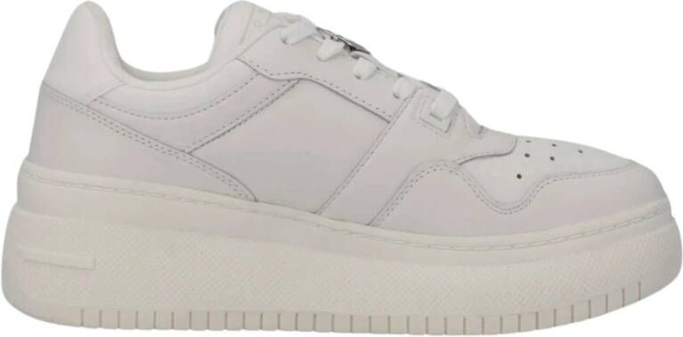 Tommy Jeans Lage Top Sneakers White Dames