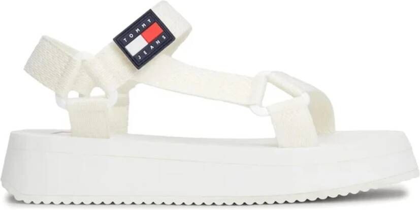 Tommy Jeans Platform Sandalen White Dames