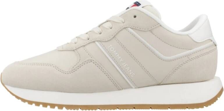 Tommy Jeans Retro Runner Sneakers Beige Dames