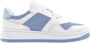 Tommy Jeans Retro Stijl Leren Sneakers White Dames - Thumbnail 1