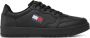 Tommy Hilfiger Zwarte Polyethyleen Heren Sneaker Black Heren - Thumbnail 6