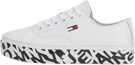 Tommy Jeans Sneakers met plateauzool model 'CUPSOLE PRINT'