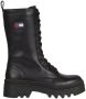 Tommy Jeans Zwarte Veterschoenen Black Dames - Thumbnail 8