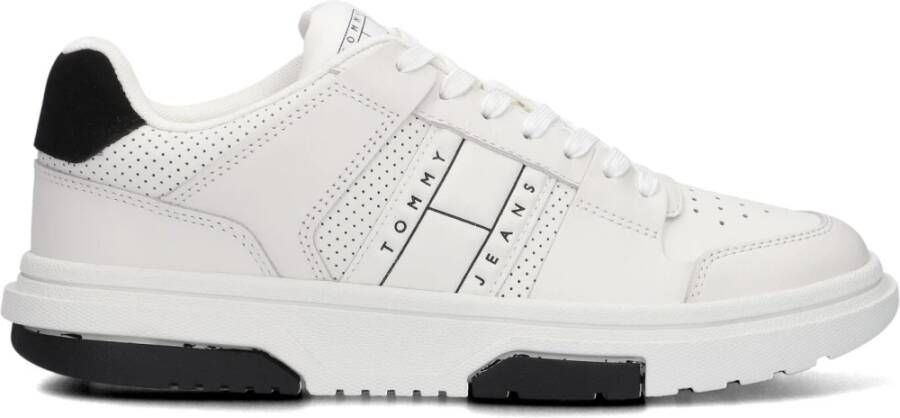 Tommy Jeans Witte Lage Sneakers Brooklyn Elevated White Dames