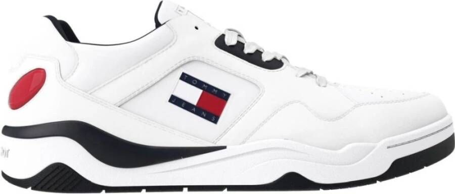 Tommy Jeans Witte Sneakers voor Mannen White Heren