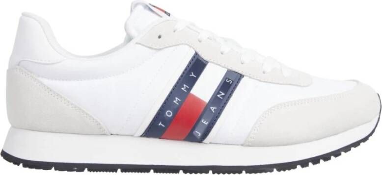 Tommy Jeans Witte Sneakers voor Mannen White Heren