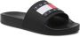 Tommy Jeans Zwarte Flip-flops Synthetisch Open Teen Antislip Black Dames - Thumbnail 1