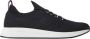 Tommy Jeans Zwarte Gebreide Sneakers voor Mannen Black Heren - Thumbnail 1