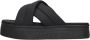 Tommy Hilfiger Urban Flatform Sandalen met Opvallende Lettering Black Dames - Thumbnail 2